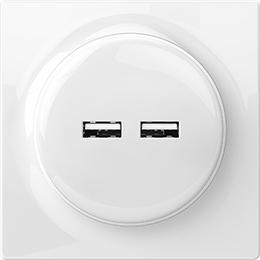 Fibaro Walli N USB outlet wandcontactdoos Fibaro Walli N USB outlet wandcontactdoos