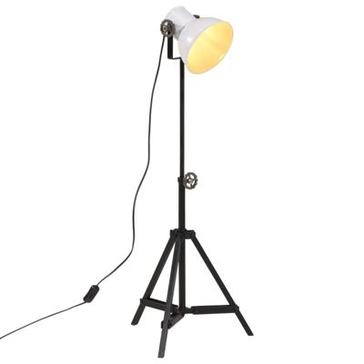 VidaXL Vloerlamp 25 w e27 35x35x65/95 cm wit