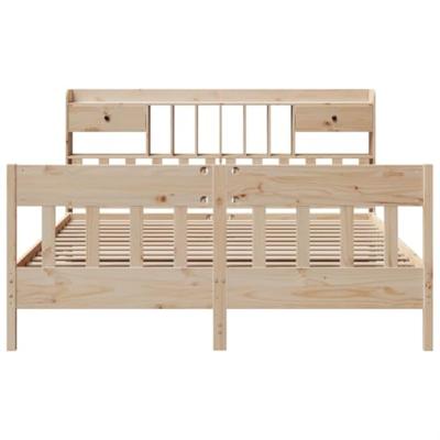 Bedframe zonder matras massief grenenhout 180x200 cm