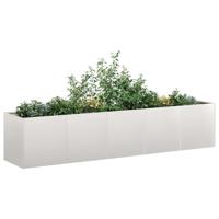 VidaXL Plantenbak 200x40x40 cm roestvrij staal - thumbnail