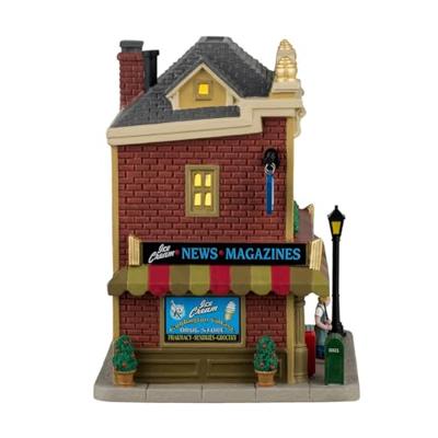 Lemax caddington village drug store verlicht kersthuisje Caddington Village 2024 - thumbnail