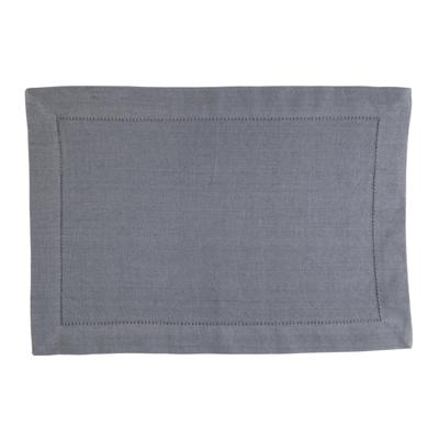 Linen&More Placemats 35x50 cm 4 Stuks Indi Grey