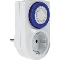 AS Schwabe 24030 Stopcontact-schakelklok Analoog Dagprogramma 3500 W IP20 - thumbnail