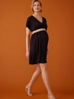 Zwangerschapsjurk Félicineor ENVIE DE FRAISE zwart - thumbnail