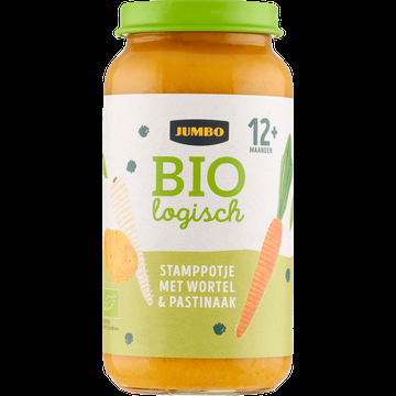 Jumbo Biologisch Babyvoeding Stamppotje met Wortel & Pastinaak 12+ Maanden 250 g