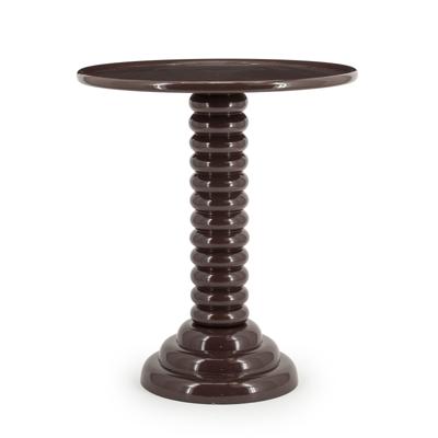 By-Boo Bijzettafel 'Basco' 47cm, kleur Bruin By-Boo Bijzettafel 'Basco' 47cm, kleur Bruin