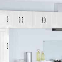 Keukenkast 2 pcs Hoogglans wit 60 x 31 x 40 cm Bewerkt hout - thumbnail
