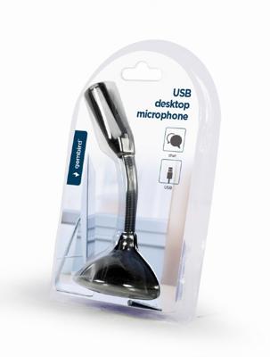 USB desktop microfoon, zwart USB desktop microfoon, zwart