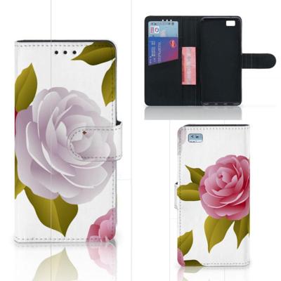 Huawei Ascend P8 Lite Hoesje Roses Huawei Ascend P8 Lite Hoesje Roses
