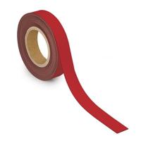 Magneetband maul schrijfbaar 10mx30mmx1mm rood - thumbnail
