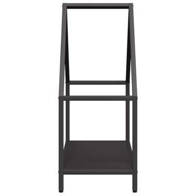 Brandhoutrek 60x25x60 cm koudgewalst staal zwart