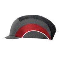 JSP Hardcap Baseballpet A1+ grijs/rood - 2,5cm klep - thumbnail