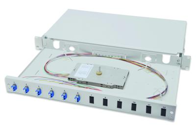 Digitus DN-96330/9 Glasvezel-patchpaneel 6 poorten LC Ingericht 1 HE