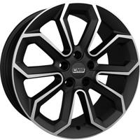 CMS WHEELS C20 Mat zwart gepolijst - thumbnail