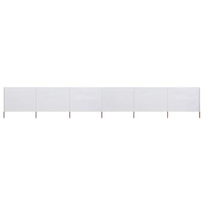 VidaXL Windscherm 6-panelen 800x160 cm stof zandwit VidaXL Windscherm 6-panelen 800x160 cm stof zandwit