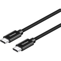 USB-C-kabel Yenkee YCU C02 BK Zwart 0,2 m - thumbnail