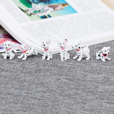 6 stuks/set Doll House miniatuur speelgoed Dalmatische keuken woonkamer micro landschap decoratie