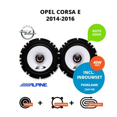 Budget speakers voor Opel Corsa E 2014-2016 - Voordeuren