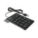 Equip 245205 numeriek toetsenbord USB Universeel Zwart - thumbnail