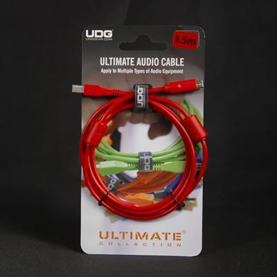 UDG GEAR U96001RD USB 2.0 (C-B) - High-speed Audio Geoptimaliseerde USB 2.0 C naar B kabel, rood, 1,5 meter