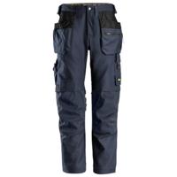 Snickers Workwear 6224 Canvas+ werkbroek met holsterzakken blauw - maat 50 - thumbnail