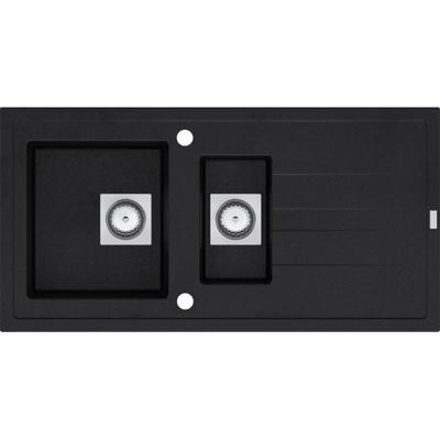 Inbouw Spoelbak Uitstortgootsteen Van Marcke Go Molto 98x50 cm Polyester Zwart Go by Van Marcke Inbouw Spoelbak Uitstortgootsteen Van Marcke Go Molto 98x50 cm Polyester Zwart Go by Van Marcke