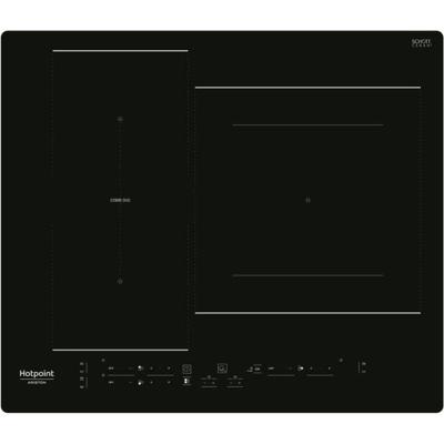 HOTPOINT HB2760BNE - Inductiekookplaat - 3 zones - 7200W totaal - L 59 cmX D 51 cm - Zwart