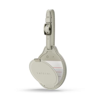 Satechi FindAll vegan-lederen baggage tag met FindMy - Sand