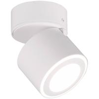 LED Plafondspot - Trion Tarus - 4W - Warm Wit 3000K - 1-lichts - Rond - Mat Wit - Aluminium - thumbnail