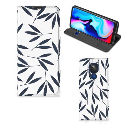 Motorola Moto G9 Play Smart Cover Leaves Blue Motorola Moto G9 Play Smart Cover Leaves Blue