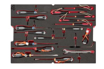 Bahco Gereedschapskoffer voor standaardtoepassing in windmolens | 114-delig - 4750RCHDW02FF4