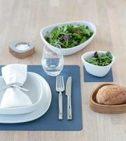 LIND DNA - Dinner Mat Square - Placemat 35x45cm Nupo Dark Blue - thumbnail