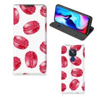 Motorola Moto G9 Play | Flip Style Cover | Pink Macarons - thumbnail