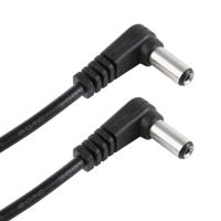 30cm 5A 5.5 x 2.1mm Male naar mannelijke elleboog DC Power Supply Plug kabel DC 12-24V - thumbnail