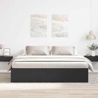 Bedframe zwart 180x200 cm Super King Size - thumbnail