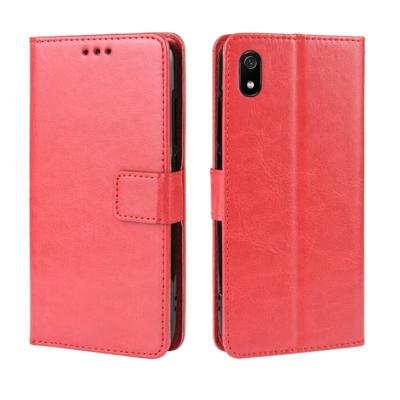 Retro Crazy Horse textuur horizontale Flip lederen case voor Xiaomi Redmi 7A met houder & kaartsleuven & fotolijstjes (rood) Retro Crazy Horse textuur horizontale Flip lederen case voor Xiaomi Redmi 7A met houder & kaartsleuven & fotolijstjes (rood)