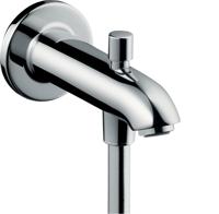 Hansgrohe Hansgrohe Talis S² baduitloop met omstelling 152 mm chroom, chroom - thumbnail