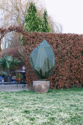 Nature Winterafdekhoes met koord, 50 g/m² afdekking