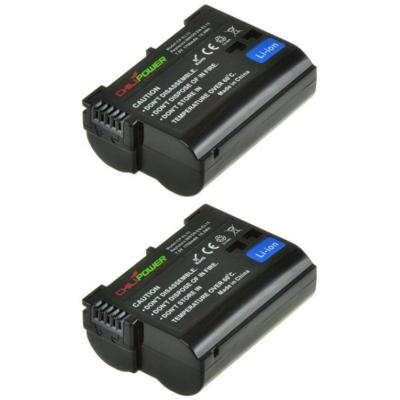 ChiliPower EN-EL15 accu voor Nikon - 1750mAh - 2-Pack