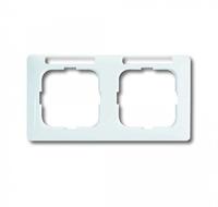 Busch-Jaeger 2CKA001754A4060 Frame Frame 2-voudig Zuiver wit (RAL 9010), Wit 1 stuk(s) - thumbnail