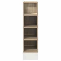 Onderkast 20x44,5x81,5 cm bewerkt hout sonoma eikenkleurig - thumbnail