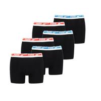 Puma Multi Logo Boxershort 6-Pack Heren Zwart/Rood/Blauw - Maat L - Kleur: Zwart | Soccerfanshop - thumbnail