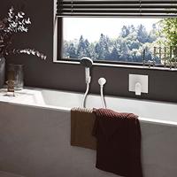 Badmengkraan Inbouw HansGrohe Vivenis Eengreeps Met Geintegreerde Zekerheidscombinatie EN1717 Mat Wit - thumbnail