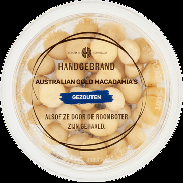 Handgebrand Australian Gold Macadamia's Gezouten 90 g bij Jumbo Handgebrand Australian Gold Macadamia's Gezouten 90 g bij Jumbo