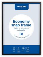 Europel Clicklijst Economy, lijst 25 mm, ft B1, zwart - thumbnail