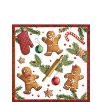 Ambiente servetten 25cm gingerbread - thumbnail