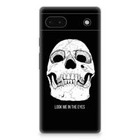 Silicone Back Case Google Pixel 6A Skull Eyes - thumbnail