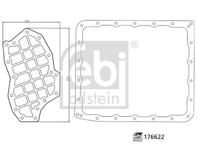 Hydrauliekfilterset, automatische aandrijving 176622
