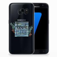 Samsung Galaxy S7 Telefoonhoesje met Naam Boho Beach - thumbnail