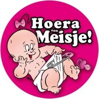 Deurbord Geboorte Meisje - thumbnail